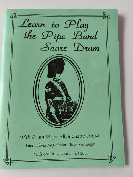 Learn to play pipe band snare drum