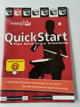 Quick Start Pipe band snare drumming book