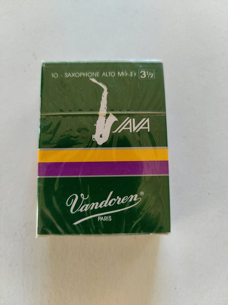 Vandoren Java Alto Saxophone reeds- strength 3.5