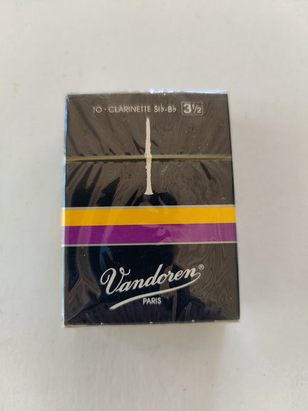 Vandoren traditional Clarinet reeds- Strength 3.5
