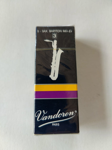 Vandoren traditional Baritone Saxophone reeds- strength 3