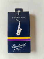 Vandoren traditional Alto Saxophone twin pack of reeds- strength 3