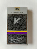 Vandoren V12 Clarinet twin pack of reeds- strength 3.5