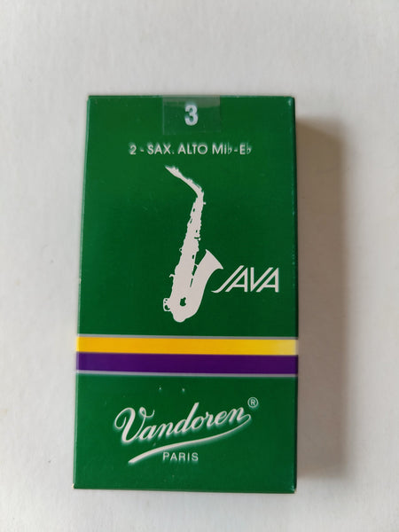 Vandoren Java Alto Saxophone twin pack of reeds- strength 3