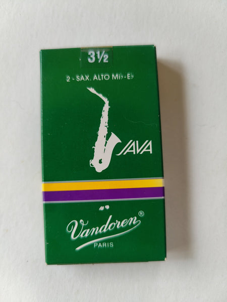 Vandoren Java Alto Saxophone twin pack of reeds- strength 3.5