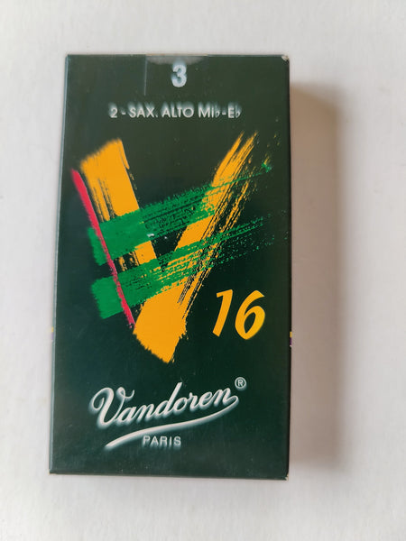 Vandoren V16 Alto Saxophone twin pack of reeds- strength 3