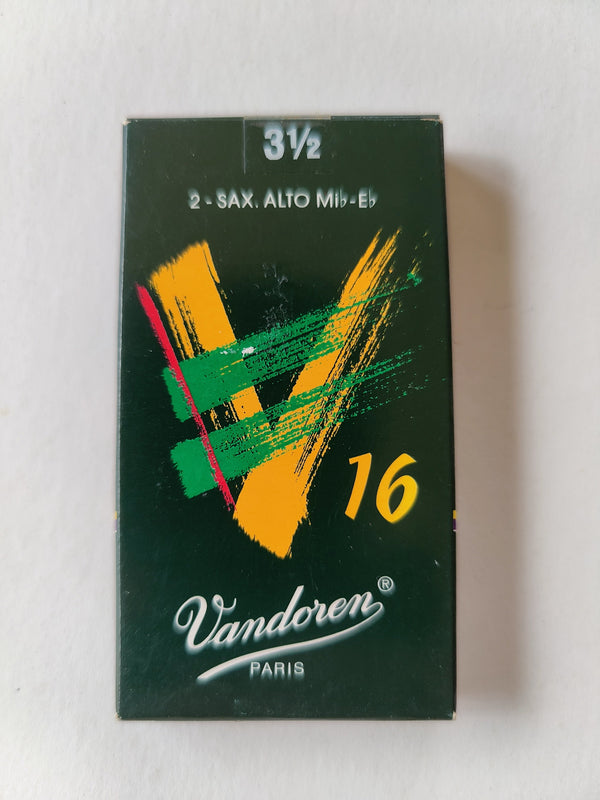 Vandoren V16 Alto Saxophone twin pack of reeds- strength 3.5