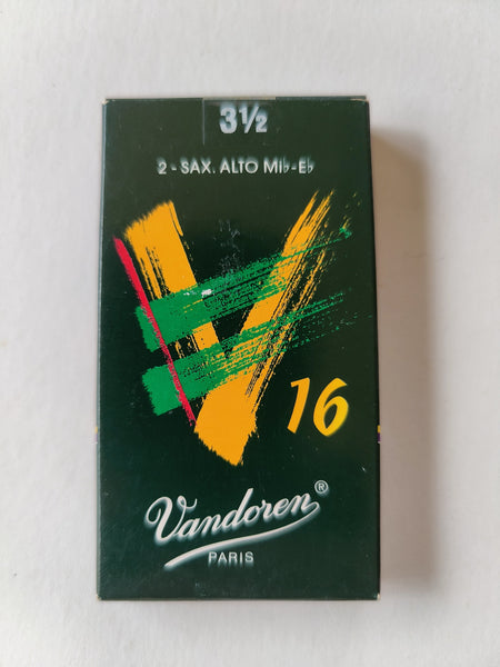 Vandoren V16 Alto Saxophone twin pack of reeds- strength 3.5
