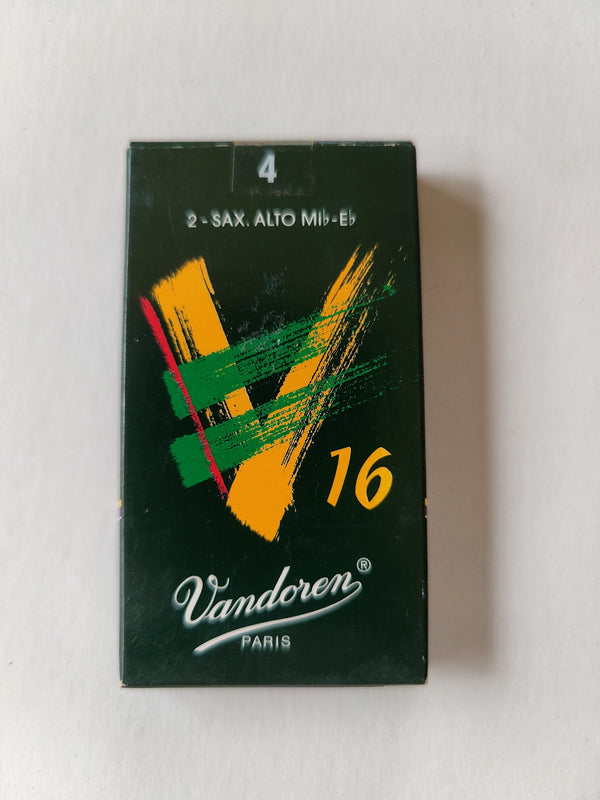 Vandoren V16 Alto Saxophone twin pack of reeds- strength 4