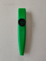 Green plastic kazoo